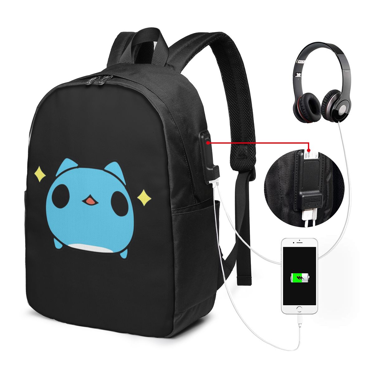 Backpacks - Comic Cat Bugcat Capoo Bug Cat