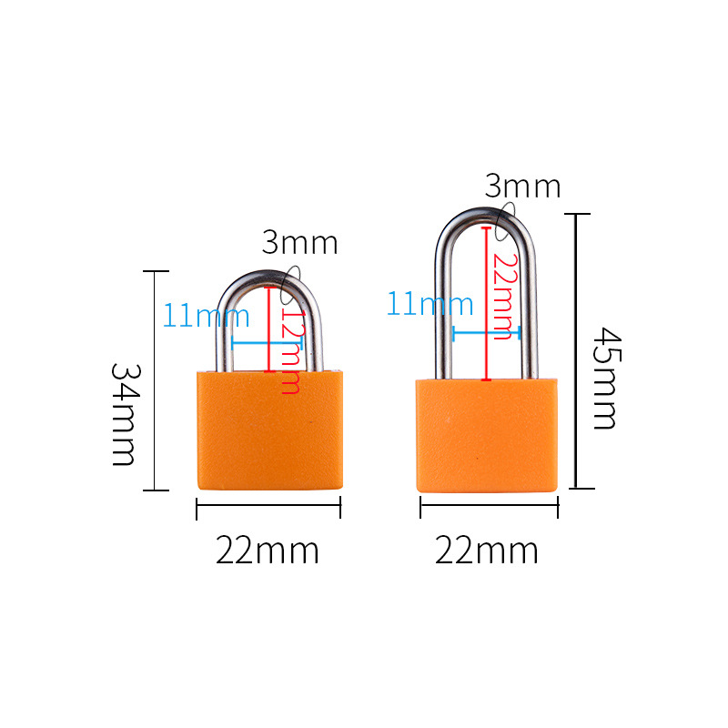 Color Mini Copper Lock Long Be - đánh giá và giá Luggage