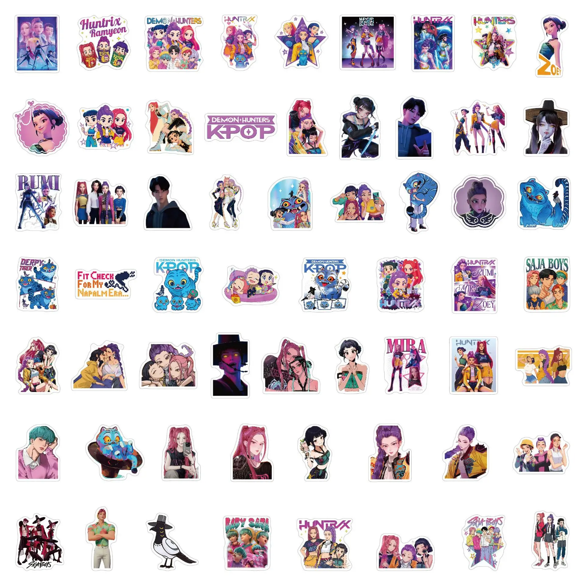 60Pcs Anime Girls Lumi Mila Zo - đánh giá và giá Luggage