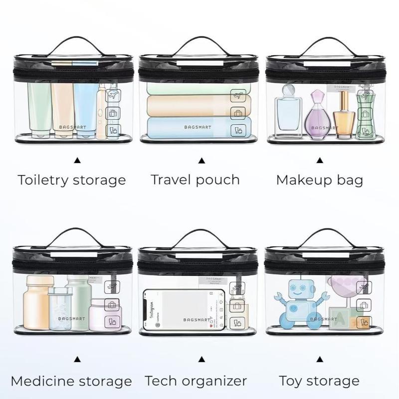 Clear Waterproof PVC Cosmetic  - đánh giá và giá Cosmetic Bags