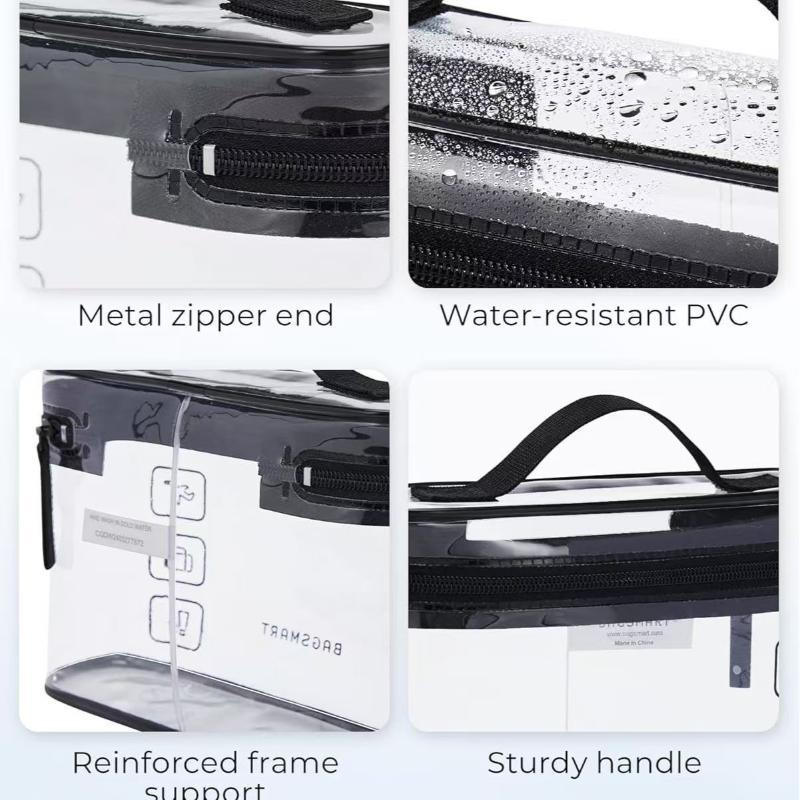 Clear Waterproof PVC Cosmetic  - đánh giá và giá Cosmetic Bags