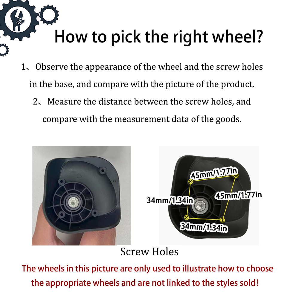 Universal Silent Luggage Wheel - đánh giá và giá Silent Replacement Luggage Wheels