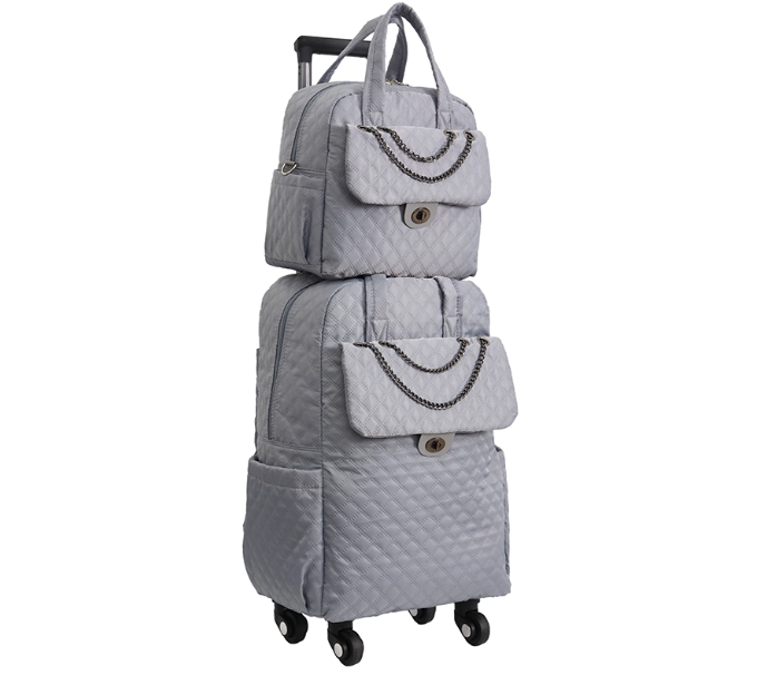 Women Carry on hand Luggage Ro - đánh giá và giá Foldable Rolling Luggage Bag
