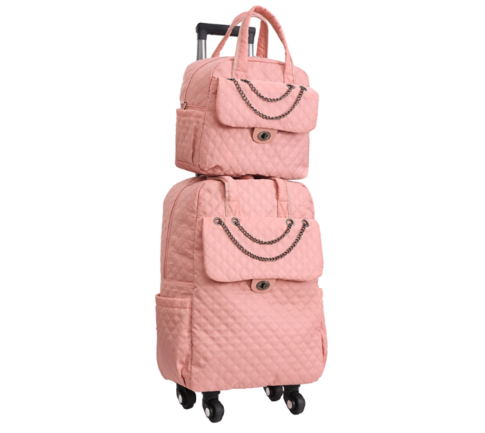 Women Carry on hand Luggage Ro - đánh giá và giá Foldable Rolling Luggage Bag