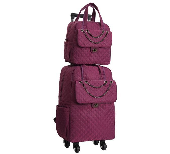 Women Carry on hand Luggage Ro - đánh giá và giá Foldable Rolling Luggage Bag