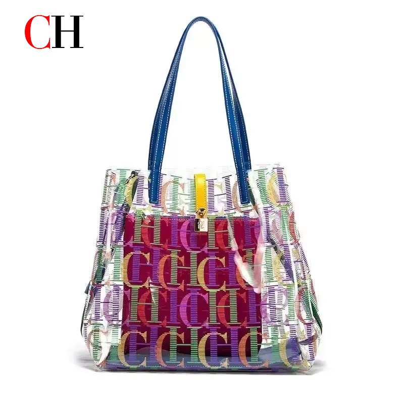 CH Women PVC Transparent Tote  - đánh giá và giá Wallets