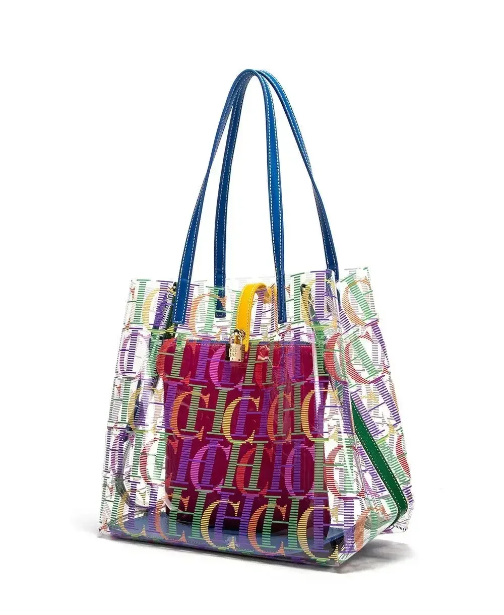 CH Women PVC Transparent Tote  - đánh giá và giá Wallets