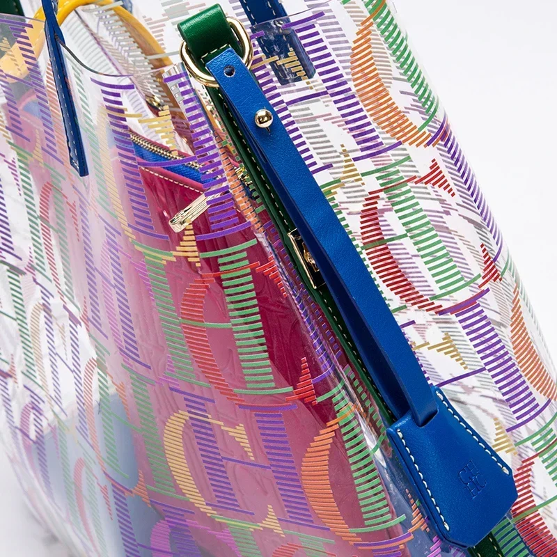 CH Women PVC Transparent Tote  - đánh giá và giá Wallets