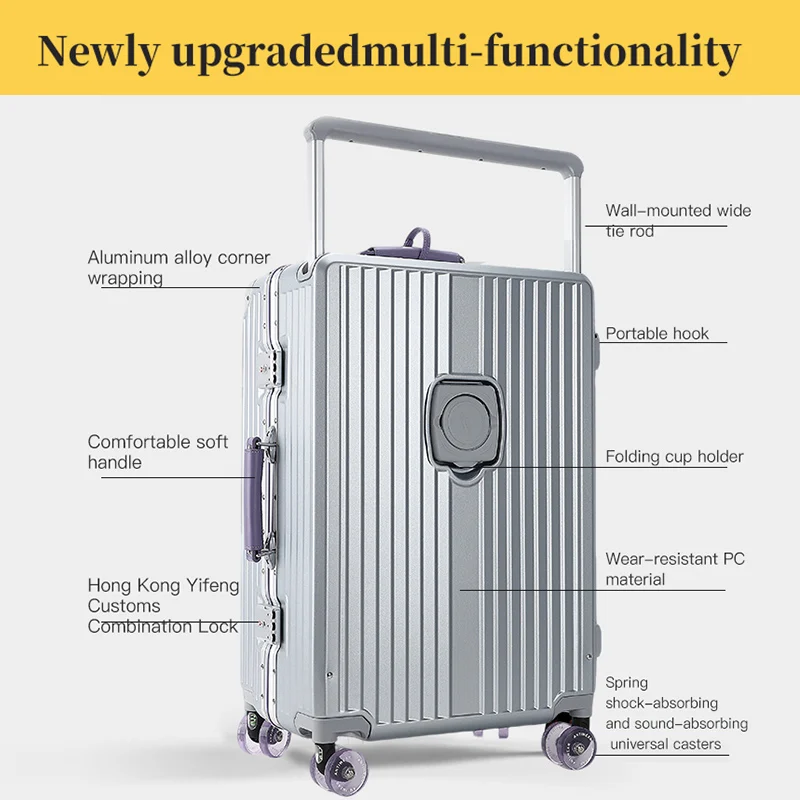 MIGEBAO Premium Aluminum Frame - đánh giá và giá Aluminum Frame Carry On Luggage