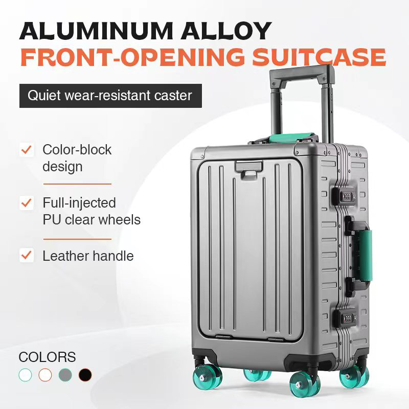 AIWEINY Aluminum Magnesium All - đánh giá và giá Foldable Rolling Luggage Bag