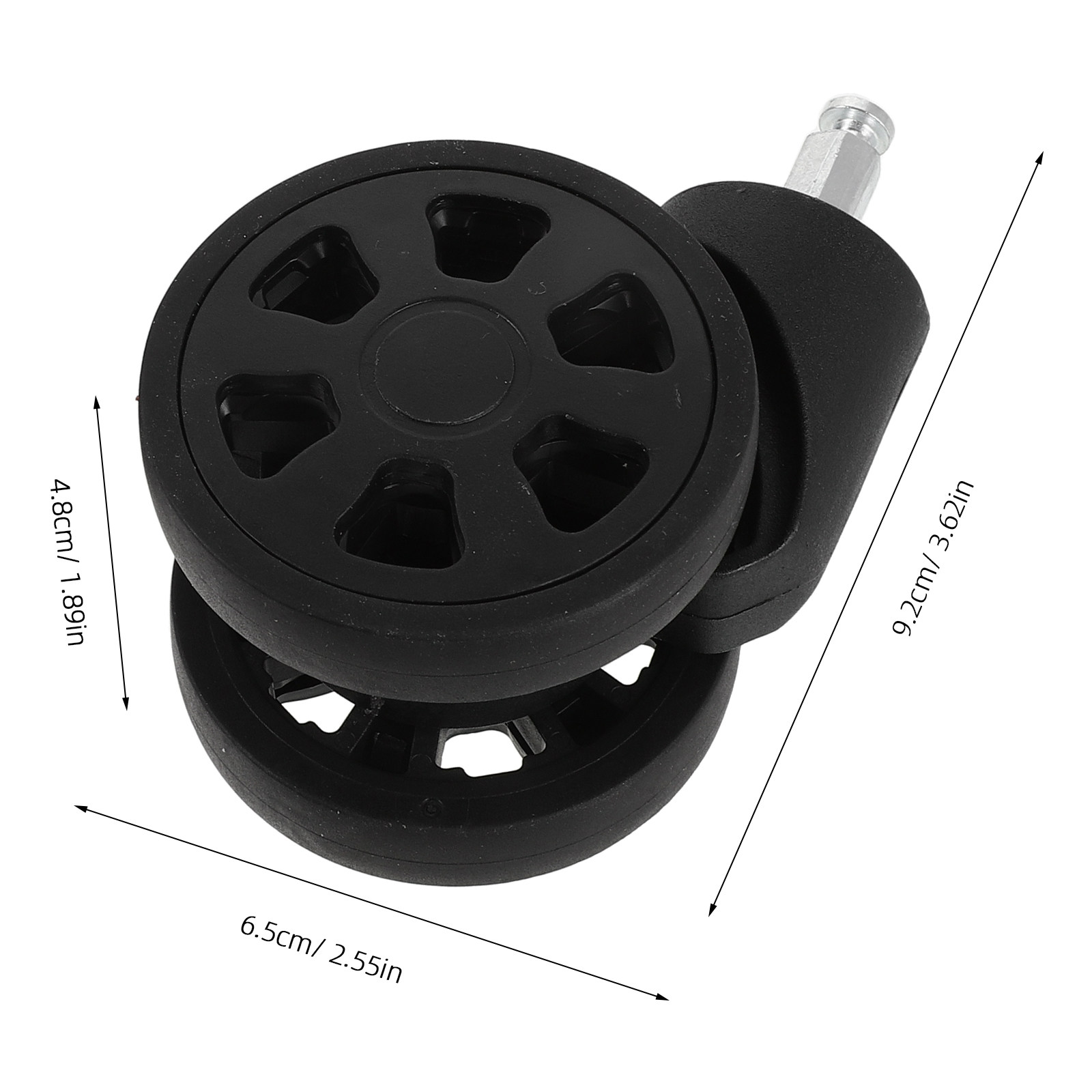 2Pcs Universal Luggage Wheels  - đánh giá và giá Silent Replacement Luggage Wheels