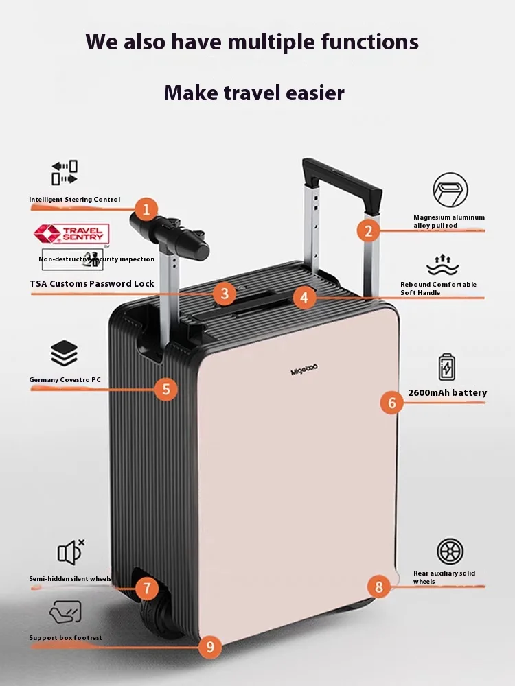 2026 New Electronic Luggage  2 - đánh giá và giá Kids Ride On Suitcase Scooter