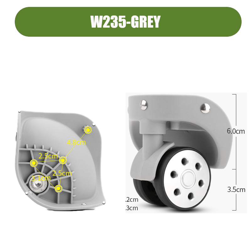 Replacement Wheels For W235 Lu - đánh giá và giá Silent Replacement Luggage Wheels