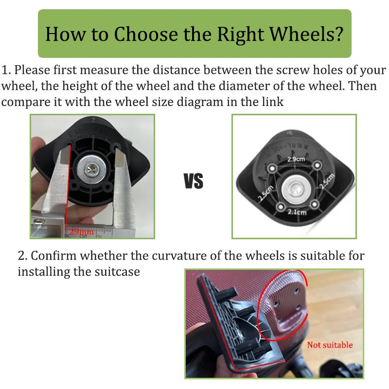 Replacement Wheels For W235 Lu - đánh giá và giá Silent Replacement Luggage Wheels