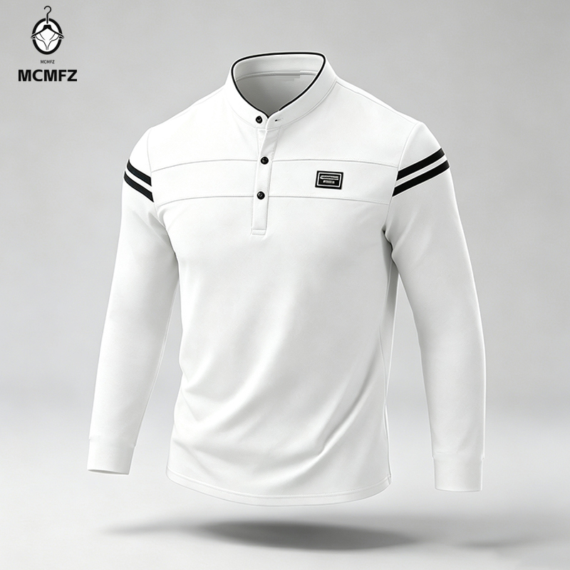 Male Urban Long Sleeve Polo Sh - đánh giá và giá Handbags