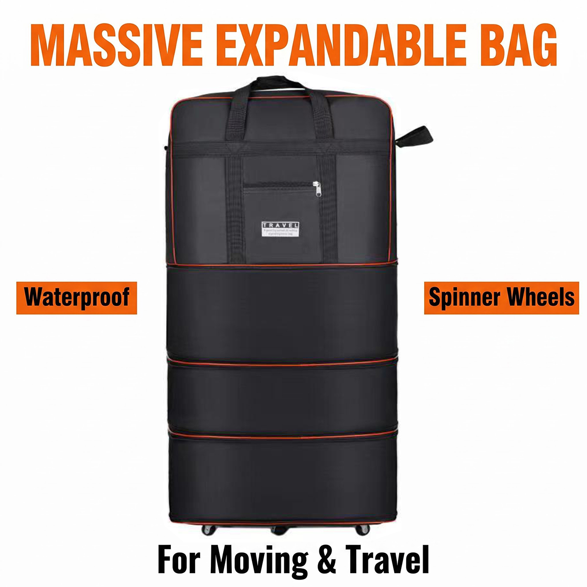 Travel Bag with Wheels Expanda - đánh giá và giá Foldable Rolling Luggage Bag