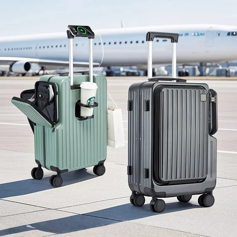 Front Opening Carry On Luggage - đánh giá và giá Spinner Wheel Rolling Suitcase 20 Inch