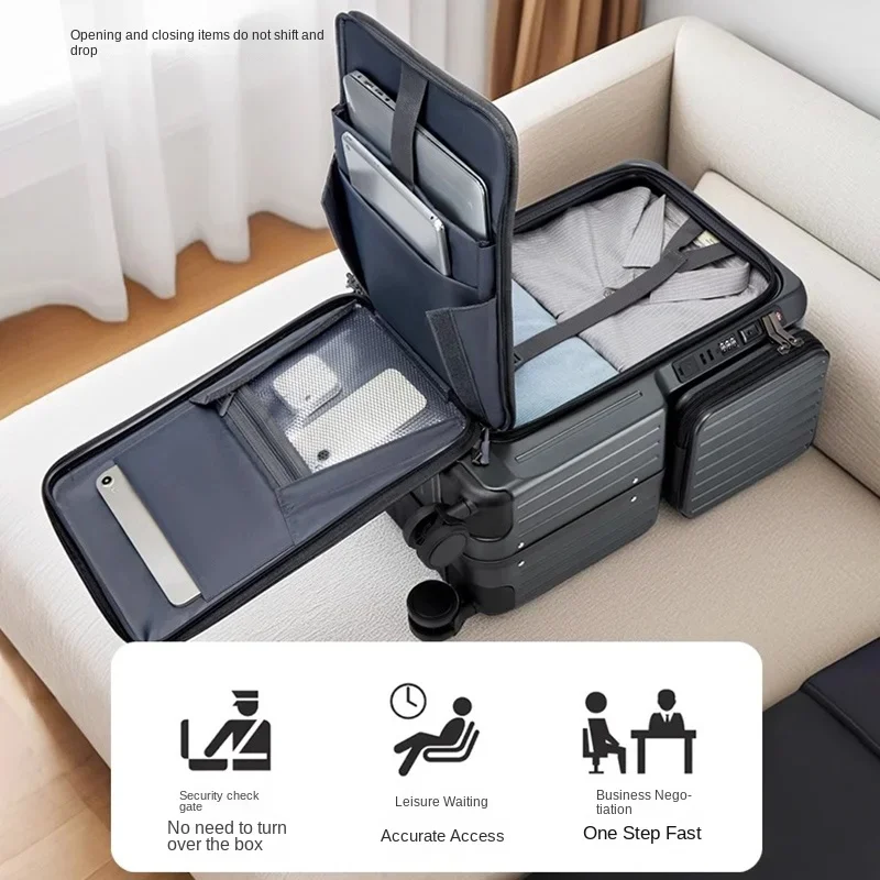 Front Opening Carry On Luggage - đánh giá và giá Spinner Wheel Rolling Suitcase 20 Inch