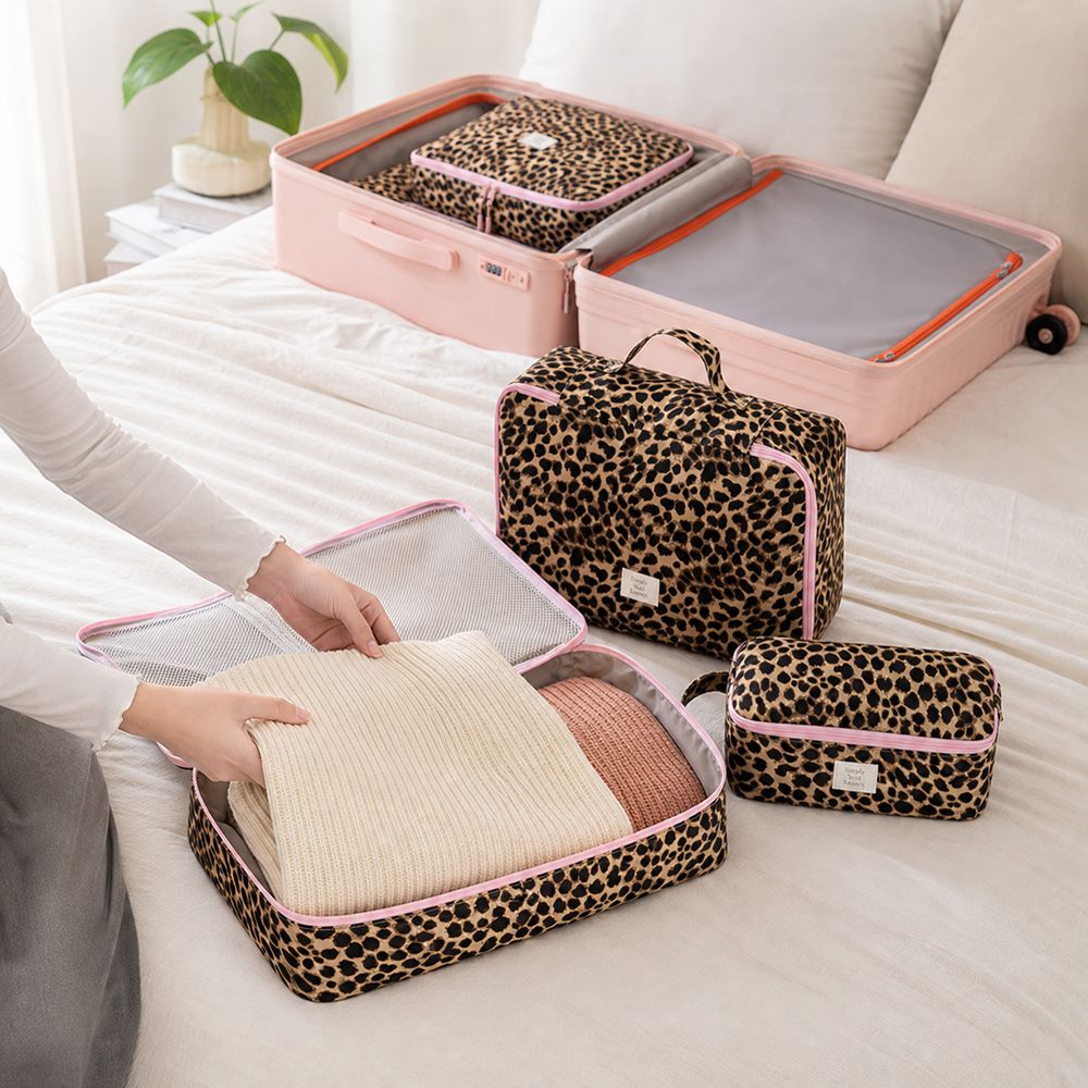 New Waterproof Leopard Makeup  - đánh giá và giá Cosmetic Bags