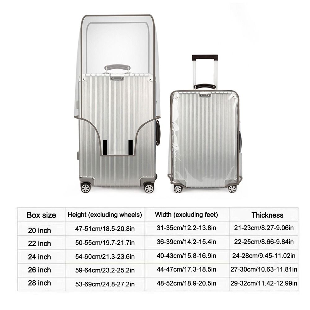 16-28 Inch Travel Luggage Cove - đánh giá và giá Waterproof Suitcase Cover Protector