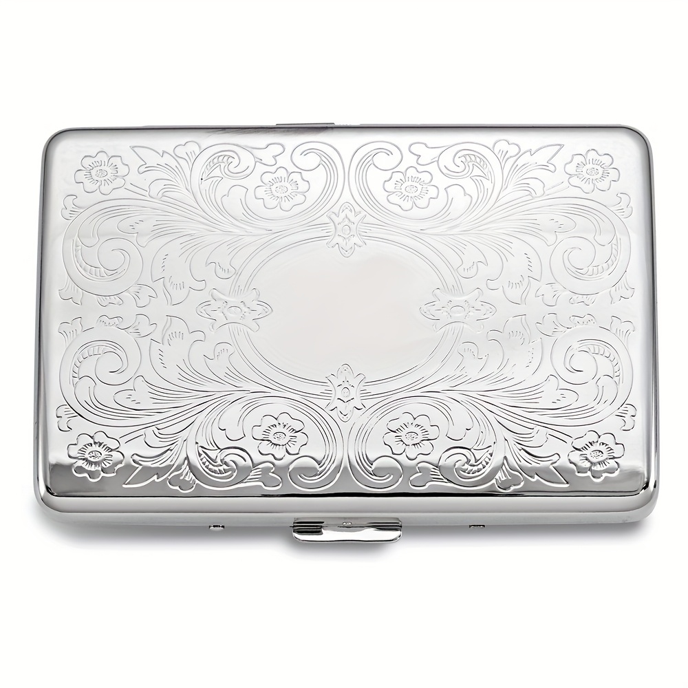 Vintage Metal Cigarette Case - - đánh giá và giá Wallets