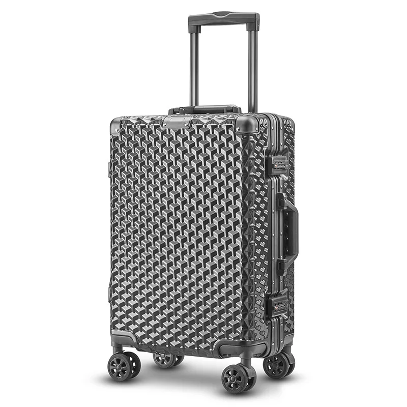 Vali du lịch mới, vali có khóa - đánh giá và giá Aluminum Frame Carry On Luggage