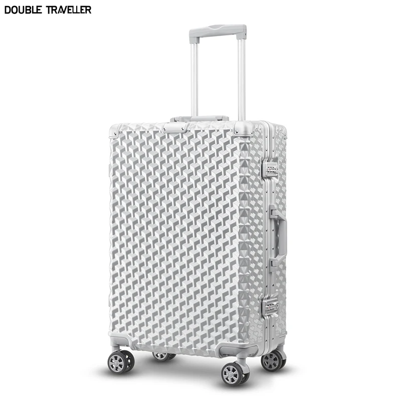 Vali du lịch mới, vali có khóa - đánh giá và giá Aluminum Frame Carry On Luggage