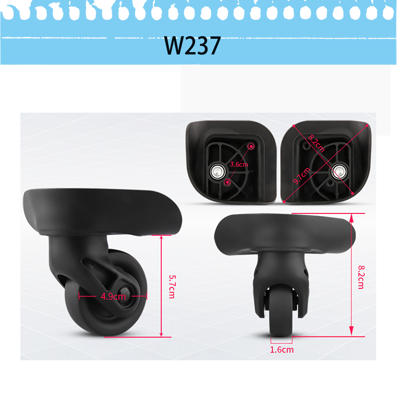 Suitable For American Touriste - đánh giá và giá Silent Replacement Luggage Wheels