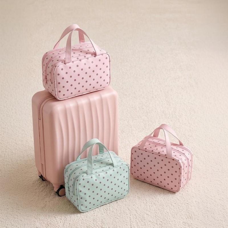 Polka Dot Cosmetic Bag Waterpr - đánh giá và giá Cosmetic Bags