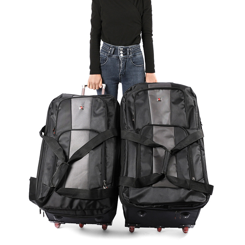 Túi du lịch có bánh xe, dung t - đánh giá và giá Foldable Rolling Luggage Bag